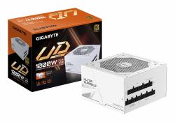 GIGABYTE UD1000GM PG5 V2 ICE Alimentatore – PCIe Gen 5.1, 80 PLUS Gold, Design completamente modulare, Ventola da 120 mm, Compatibile con ATX 3.1, Spina EU (GIGABYTE 1000W GOLD F/M UD1000GM PG5 ICE)