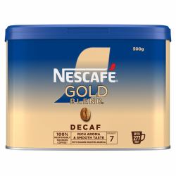 x6 Tin Nescafe Gold Blend Decaf. 500g