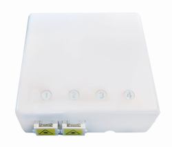 EFB Elektronik FTTH-BOX-IN-6 caja de conexiones de red Blanco (FTTH BOX 4C-SC-S OR LC-D80X80 - WITH MANAGEMENT CRIMP VERSION)