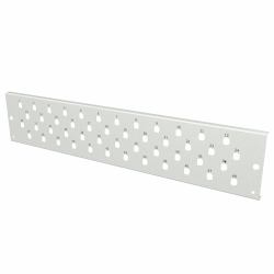 EFB Elektronik VSB2HE-FP-48ST accesorio para panel de conexiones (FRONT PLATE 48 X ST/FC [D-HOLE] - GRAY)