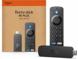 Amazon Fire TV Stick 4K Plus HDMI 4K Ultra HD Fire OS Negro (Amazon Fire TV Stick 4K Plus - AV-Player - 8 GB - 4K UHD [2160p])