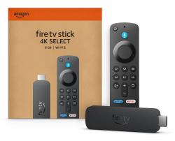 Amazon Fire TV Stick 4K Select 4K Ultra HD Fire OS Negro (Fire TV Stick 4K Select Wi-Fi - 5, 8GB - Warranty: 12M)