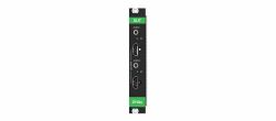 Kramer Electronics MC3-2HAO Matriz de conmutación AV 5 W (MC3-2HAo - 4K60 HDMI 2xOUT Card with Analog Audio)