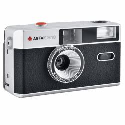 AgfaPhoto 603000 cámara de película Cámara analógica compacta 35 mm Negro, Plata (AgfaPhoto 603000 filmkamera Kompakt fi)