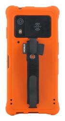 Mobilis 052069 funda y estuche para ordenador de bolsillo tipo PDA (PROTECH - CASE - SAFETY ORANGE - + HANDSTRAP FOR ZEBRA EM45)