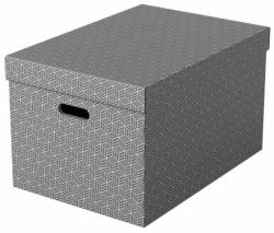 Esselte 628287 archivador organizador Cartón Gris (Esselte Home - opbevaringsboks - grÃ¥ [)