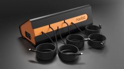 Port Designs 611031 cargador de dispositivo móvil Universal Negro, Cobre Corriente alterna Carga rápida Interior (Naotic Five Charge USB-C 5-Ports Charging Station 611031)