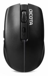DICOTA D32044B ratón Hogar Ambidextro RF Wireless + Bluetooth + USB Type-A Óptico 1600 DPI 