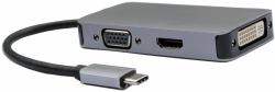 Prokord UTC-DHV-AL Adaptador gráfico USB Plata (Prokord Travle Port Video HDMI+VGA+DVI)