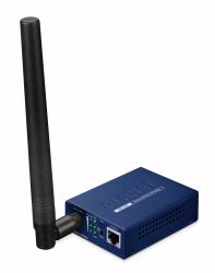 PLANET 802.11ah Halow Wi-Fi Bridge di rete Blu (802.11ah Halow Wi-Fi - Bridge/Station [EU868 Sub-1G, - 1 10/100TX RJ45, 1 RS485, -20~60 degrees C, compact size metal housing, - Warranty: 12M)
