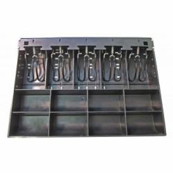 apg Solutions PK-15TA-M3-BX bandeja para cajón portamonedas Negro (CANADIAN LAY FLAT FORMAT 8 COIN - 5 NOTE [INDIVIDUALLY PACKED])