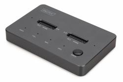 Digitus Stazione di clonazione NVMe Contenitore per SSD NVMe M.2 USB3.1 Gen2 Type-C (NVME CLONE STATION USB C - 2 BAY NVME DUPLICATOR M.2 SSD)