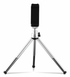 Hama Fancy 2in1 tripode Smartphone/Cámara digital 3 pata[s] Plata (FANCY 2IN1 MINI TRIPOD 16CM SILVER)