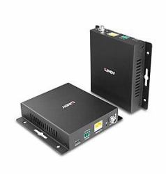 Lindy 39347 extensor audio/video Transmisor y receptor de señales AV Negro (100m Cat.6A Type C 4K60 Video - and Data HDBaseT 3.0 Extender)