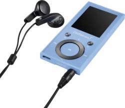 Intenso Video Scooter BT MP3-Player 64 GB - Bluetooth 5.0, pantalla LCD de 1,8", USB-C, lector de tarjetas microSD, 18 horas de duración de la batería, reproductor de música y video, azul (Video...