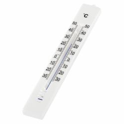 Hama 00186402 termómetro ambiental Termómetro de Galileo Interior / exterior Blanco (INDOOR/OUTDOOR THERM 18CM ANALOGUE)