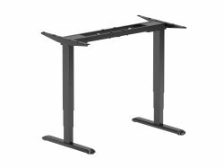 Equip 650815 estructura regulable para escritorio Eléctrico 2 pata[s] Negro (Equip ERGO Electric Sit-Stand Desk Frame 3 STAGE; Black [1Year warranty])
