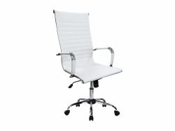 Equip 651017 silla de oficina y de ordenador Asiento acolchado Respaldo acolchado (Office Chair, Ribbed - Upholstery, High-Back, White - Warranty: 12M)