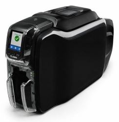 Zebra ZC350 impresora de tarjeta plástica Pintar por sublimación/Transferencia térmica Color 300 x 300 DPI (PRINTER ZC350 DUAL SIDED UK/EU - CORDS USB ONLY PC/SC CONTACT)