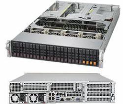 Supermicro SuperServer 2049U-TR4 Intel® C621 LGA 3647 [Socket P] Bastidor [2U] Negro (SUPERMICRO SYS-2049U-TR4 24*SFF 4*CPU SOCKET CHASSIS)