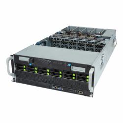 GIGABYTE G493-ZB3-AAP1 servidor barebone LGA 6096 Bastidor [2U] Negro, Plata (GIGABYTE 12*SFF 4U RACK MOUNT CHASSIS 8*GPU CABLES 4*3000W PSU)