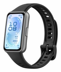 Huawei 55020GVQ rastreador de actividad AMOLED Pulsera de actividad 4,11 cm [1.62"] Negro (Huawei Band 11 Candy-B19F black fluoroelastomer)