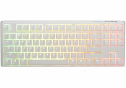 ducky One3 Pure White TKL teclado Juego USB Inglés del Reino Unido Blanco 