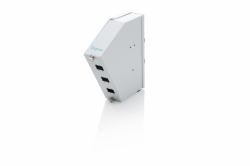 Digitus Distribuidor de empalmes de fibra óptica para carril DIN, acodado, 6 SC SX/LC DX, gris (FIBER OPTIC DIN RAIL SPLICE DIS - ANGLED 6 SC DX/LC QUAD GREY)