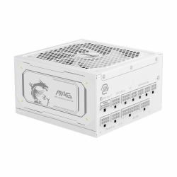 MSI MAG A1000GL PCIE5 WHITE alimentatore per computer 1000 W 24-pin ATX ATX Bianco (MSI 1000W GOLD F/M MAG A1000GL PCIE5 WHT)