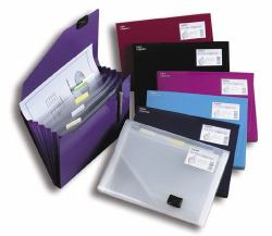 Snopake 6-Part Expanding Organiser - Clear organizador personal (Snopake Organiser 6 part A4 Clear- 1 Organsier)
