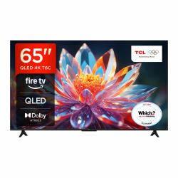 TCL T6C 65T6C-UK TV 165,1 cm [65"] 4K Ultra HD Smart TV Wi-Fi Metallico 350 cd/m² (TCL T6C 65 QLED 4K HDR SMART FIRE TV)