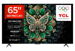 TCL C6K 65C6K-UK Televisor 165,1 cm [65"] 4K Ultra HD Smart TV Wifi (TCL C6K 65 QD-MINI LED 4K HDR SMART)