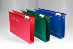 Rexel 71750 archivador colgante Verde, Verde, Verde, Verde, Verde, Verde (Rexel Crystalfile Classic Foolscap Suspension File 50mm V-base Pack of 50)