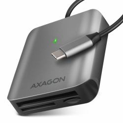 Axagon CRE-S3C lettore di schede USB 3.2 Gen 1 [3.1 Gen 1] Type-C Grigio (AXAGON CRE-S3C Externer Kartenleser US)