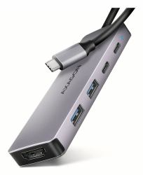 Axagon HMC-5H60 base para portátil y replicador de puertos Alámbrico USB 3.2 Gen 1 [3.1 Gen 1] ...
