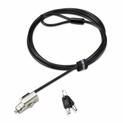 Kensington Lucchetto per laptop universale 3 in 1 2.0 con chiave (Kensington - Blocco cavo di sicurezza - 3-in-1, universale, con chiave - 1.8 m - Compatibile TAA)