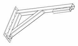Da-Lite 10800157 accesorio para pantalla de proyección Soporte de montaje (Projecta Accessories for mounting: Wall)