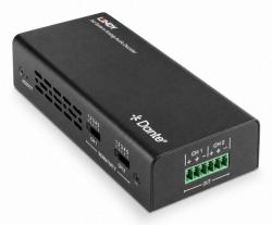 Lindy 70623 convertidor de audio Negro (2ch DanteÂ® to Analog Audio - Decoder - Warranty: 120M)