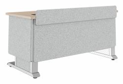 Middle Atlantic Products FML-60AE1MS-EU atril Gris, Madera 74,8 kg (FM LECTERN 6027 HTADJ E1 MG EU)
