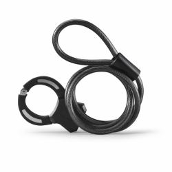 Hama 00178159 candado para bicicleta Negro 1200 mm Cable antirrobo (ESCOOTER LOCK 2 KEYS 120CM)