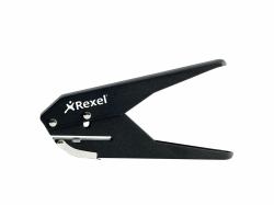 Rexel S120 Single Hole 20 Sheet Plier Punch Black [1]