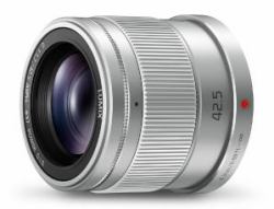 Panasonic H-HS043E MILC Teleobjetivo Plata (H-HS043E-S - High Speed F1.7 Mid-Telephoto Focal Length Lens - Silver)