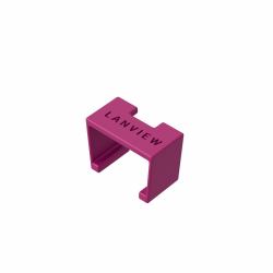 Lanview LVT-SC-M soporte para manguito de identificación de conductor Magenta Plástico 150 mm 20 pieza[s] (SmartClicks Clips 20pcs - Magenta - Warranty: 300M)