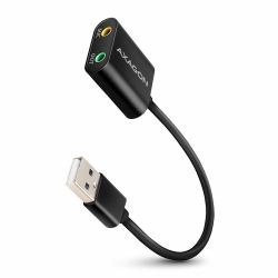 Axagon ADA-12 USB 2.0 Stereo Audio Mini-Adapter 15 cm Kabellänge - Kabel - Audio/Multimedia 2.0 canali (AXAGON ADA-12 USB 2.0, Stereo Audio Mi)