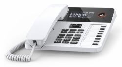 Gigaset DESK 600 Teléfono analógico Identificador de llamadas Blanco 