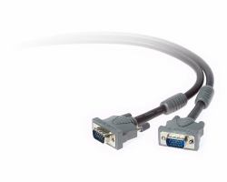 Techlink VGA M/F 2m cable VGA VGA [D-Sub] Gris 