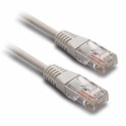 metronic 10m RJ45 Cat5 M/M cable de red Blanco 