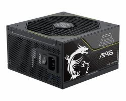 MSI MAG A1000PLS PCIE5 unidad de fuente de alimentación 1000 W 24-pin ATX ATX Negro (MSI 1000W PLATINUM FM MAG A1000PLS PCIE5)