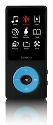 Lenco Xemio-860BU Lettore MP3 8 GB Nero, Blu (Xemio-860Bu Mp3 Player 8 Gb - Black, Blue - Warranty: 12M)
