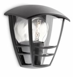 Philips Mygarden Creek Wall - Light 60W E27 No-Bulb - Warranty: 12M